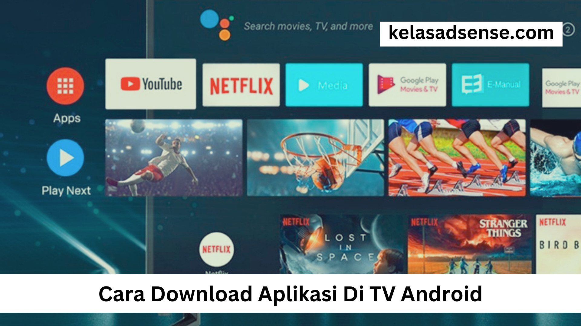 Cara Download Aplikasi Di TV Android