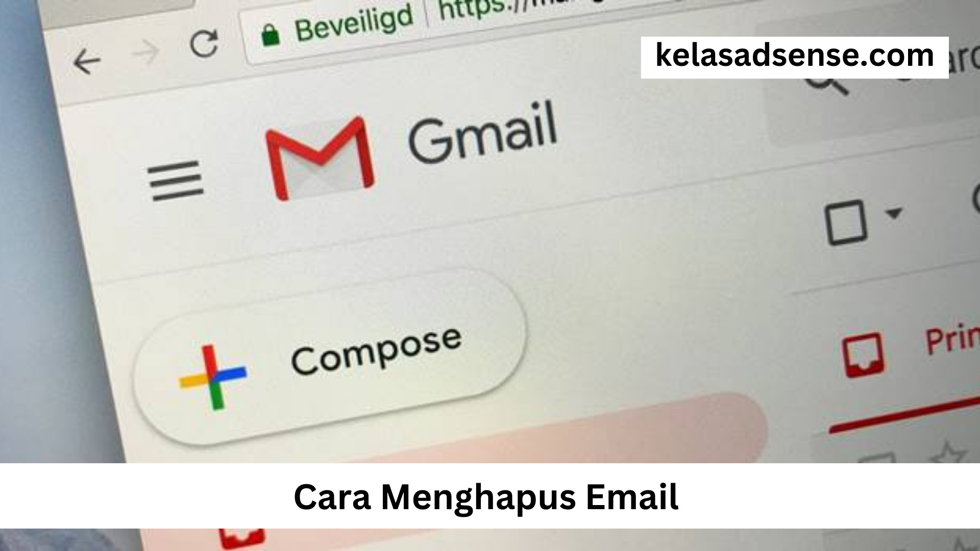 Cara Menghapus Email
