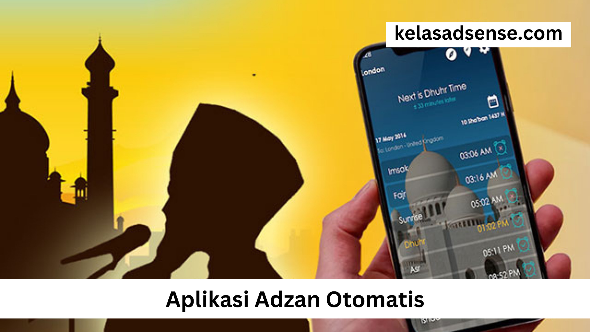 Aplikasi Adzan Otomatis