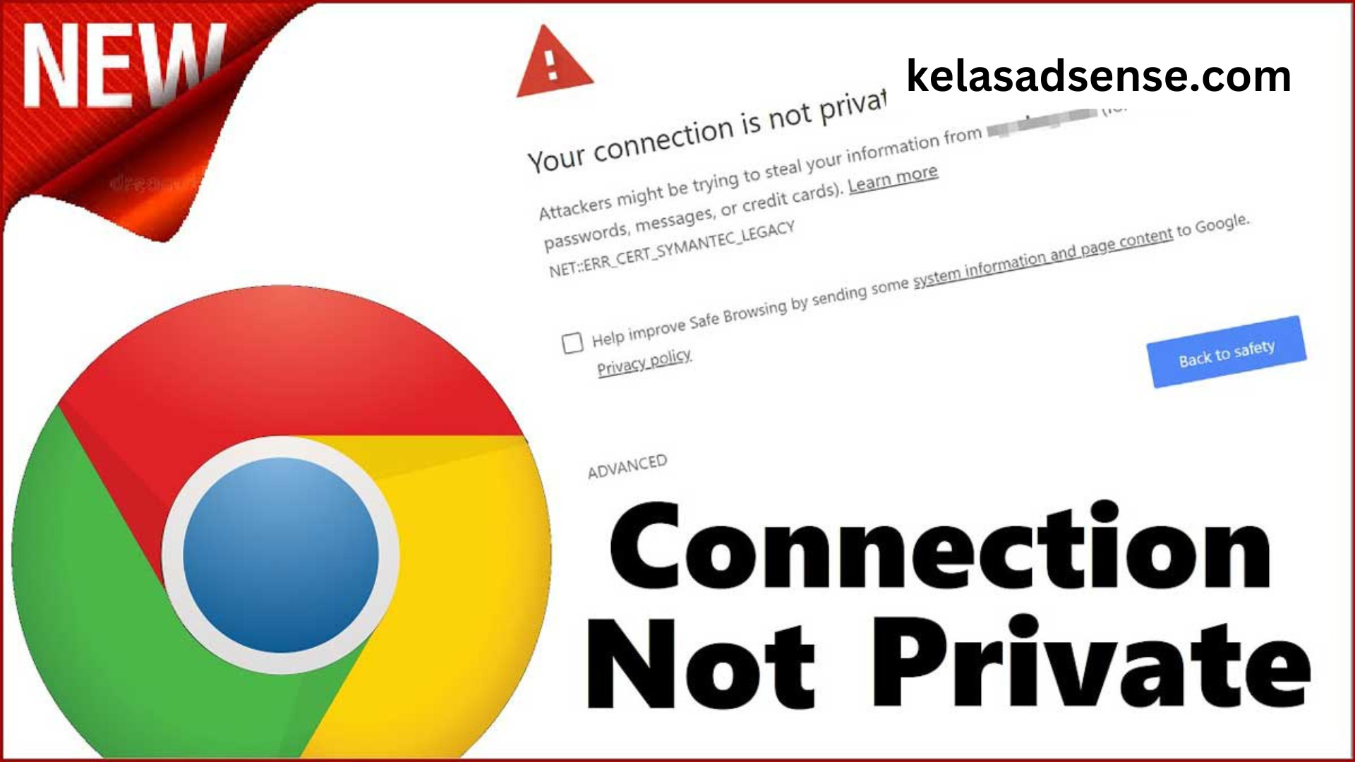 cara mengatasi your connection is not private